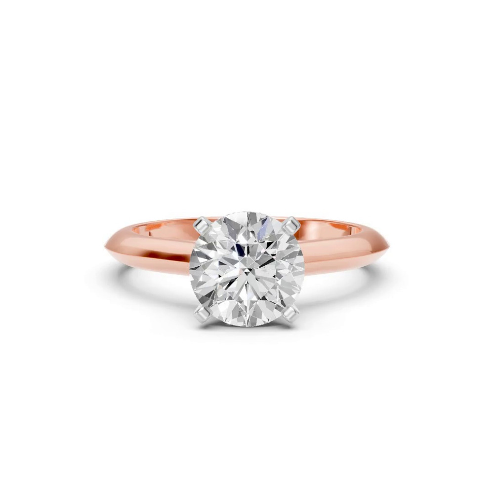 360 degree view of Signature Hearts & Arrows Hidden Halo Knife-Edge Cathedral Engagement Ring