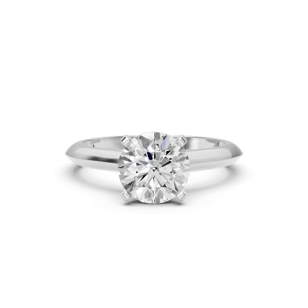 360 degree view of Signature Hearts & Arrows Hidden Halo Knife-Edge Cathedral Engagement Ring