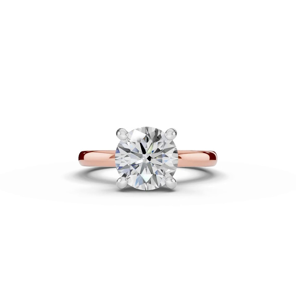 360 degree view of Tradition Hidden Halo Euroshank Engagement Ring (2mm)