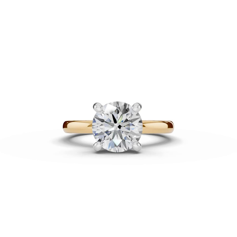 360 degree view of Signature Hidden Halo Euroshank Engagement Ring (2mm)