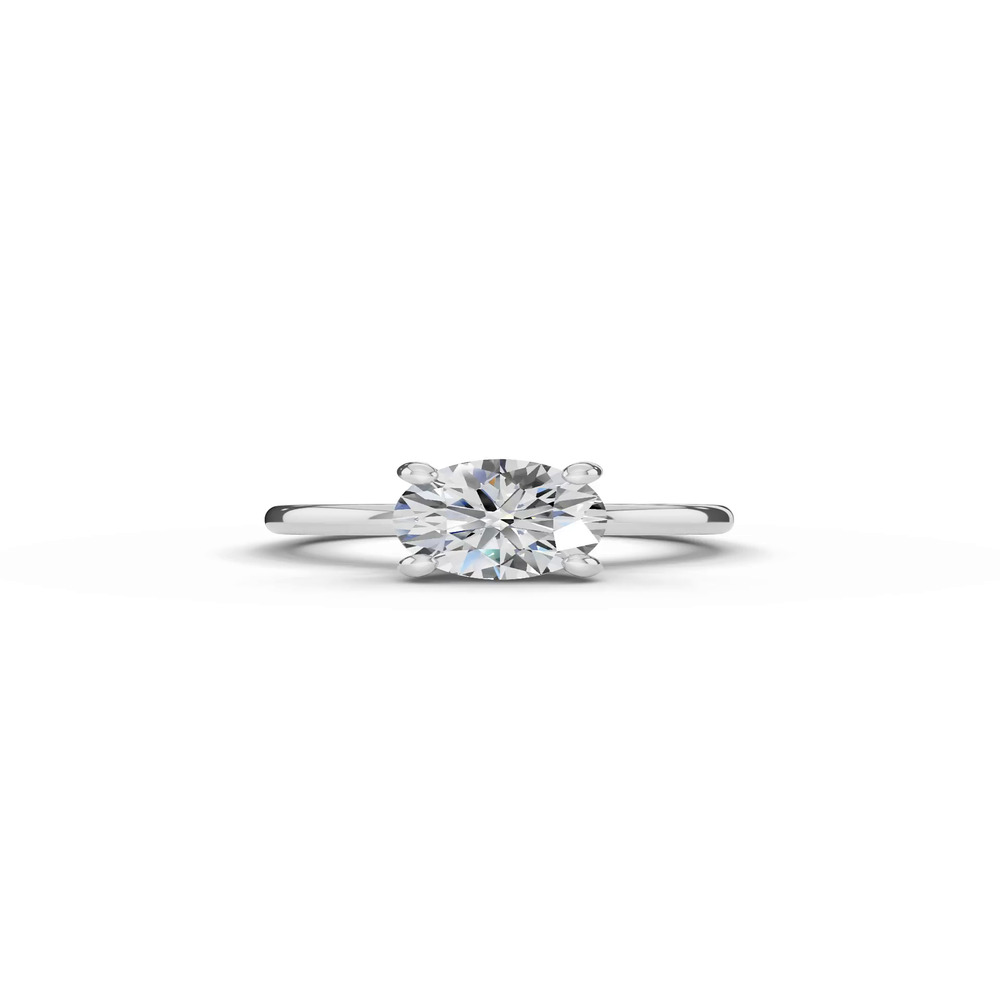 360 degree view of Signature Hidden Halo Euroshank Engagement Ring (2mm)