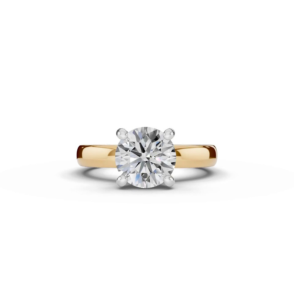 360 degree view of Signature Hidden Halo Euroshank Engagement Ring (3mm)