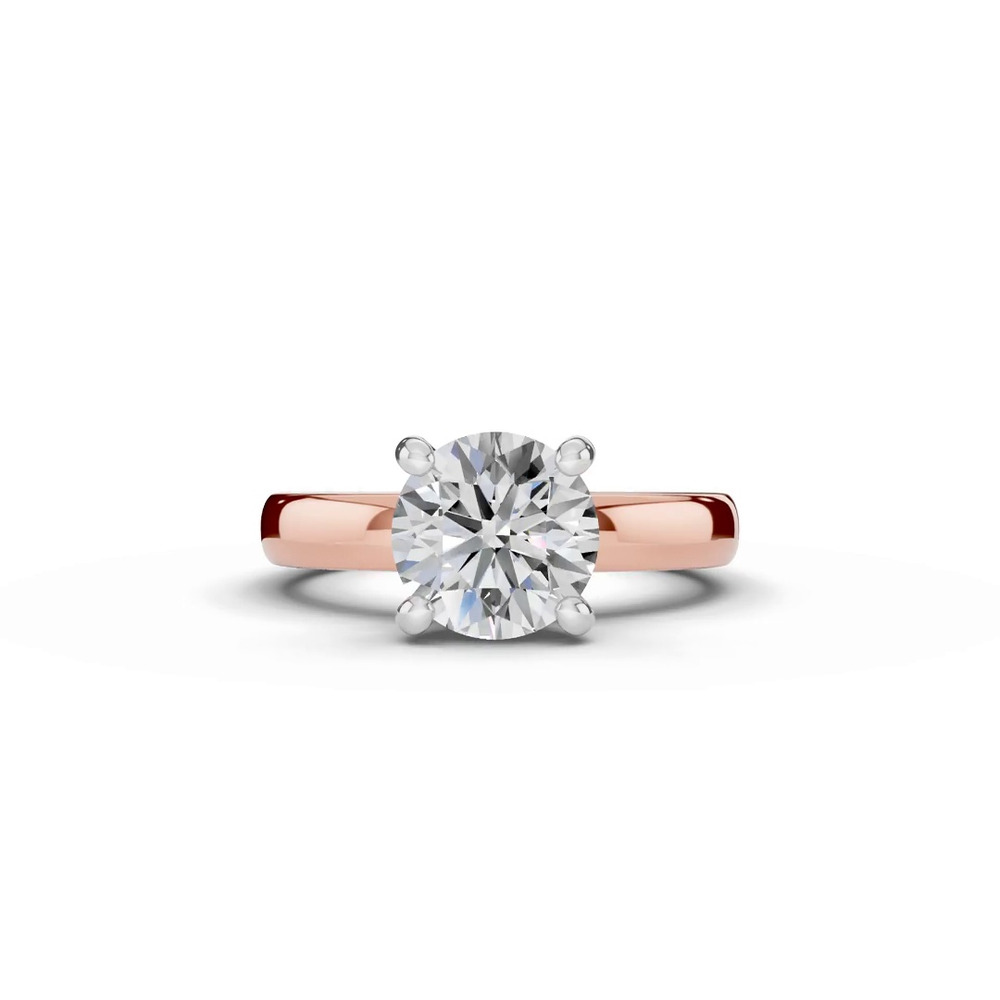 360 degree view of Signature Hidden Halo Euroshank Engagement Ring (3mm)