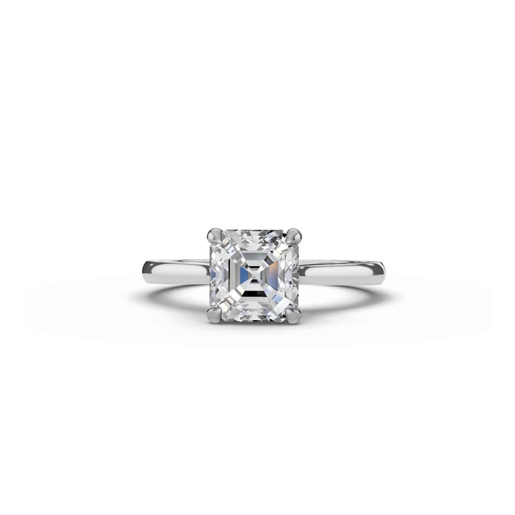 360 degree view of Tradition Cathedral Solitaire Engagement Ring (1.8mm)