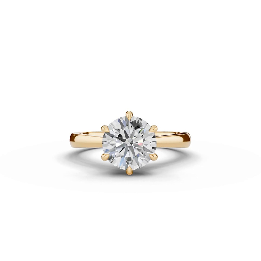 360 degree view of Tradition Cathedral Solitaire Engagement Ring (2.5mm)