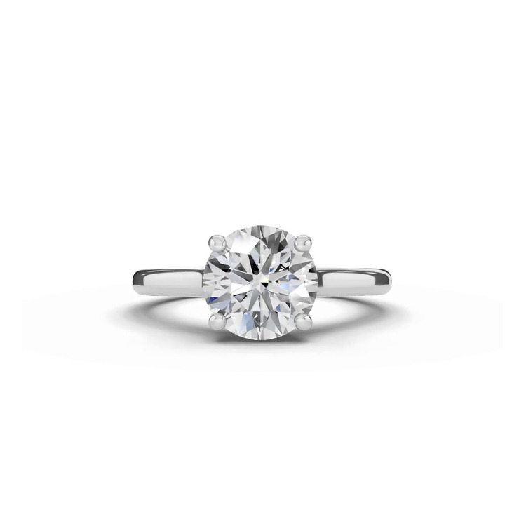 360 degree view of Tradition Cathedral Trellis Solitaire Engagement Ring (1.8mm)