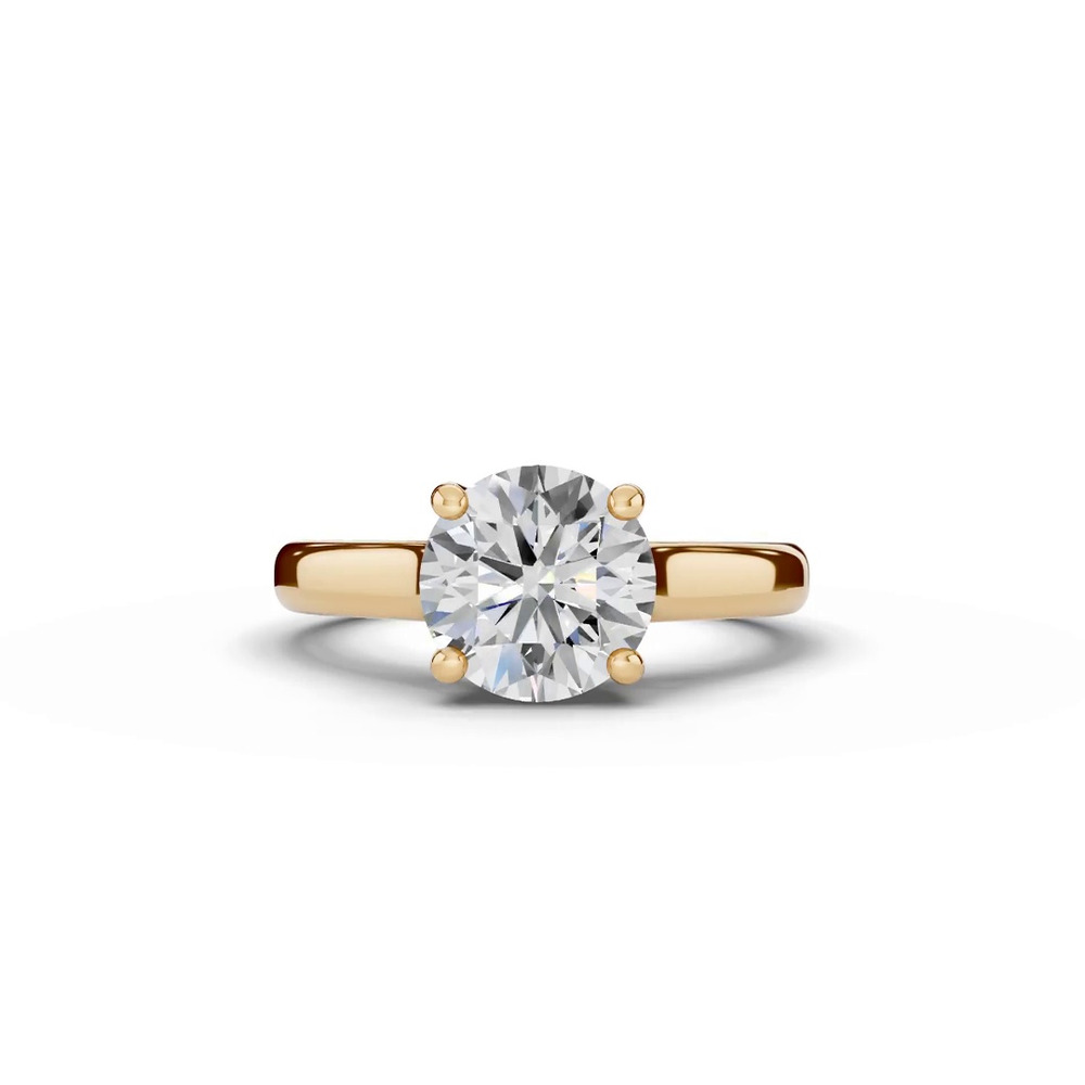 360 degree view of Tradition Cathedral Trellis Solitaire Engagement Ring (2.5mm)