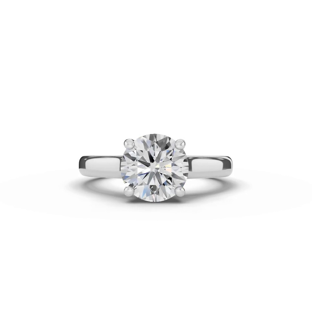 360 degree view of Tradition Cathedral Trellis Solitaire Engagement Ring (2.5mm)