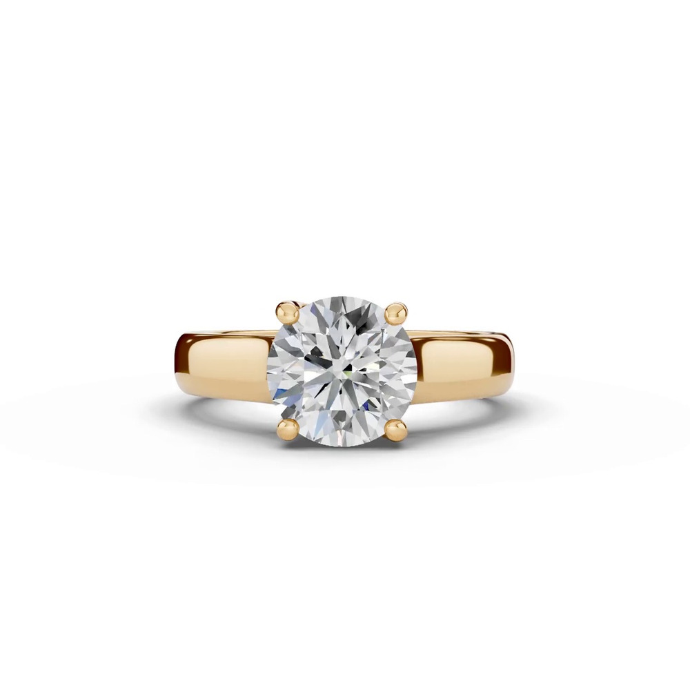 360 degree view of Tradition Cathedral Trellis Solitaire Engagement Ring (3.5mm)