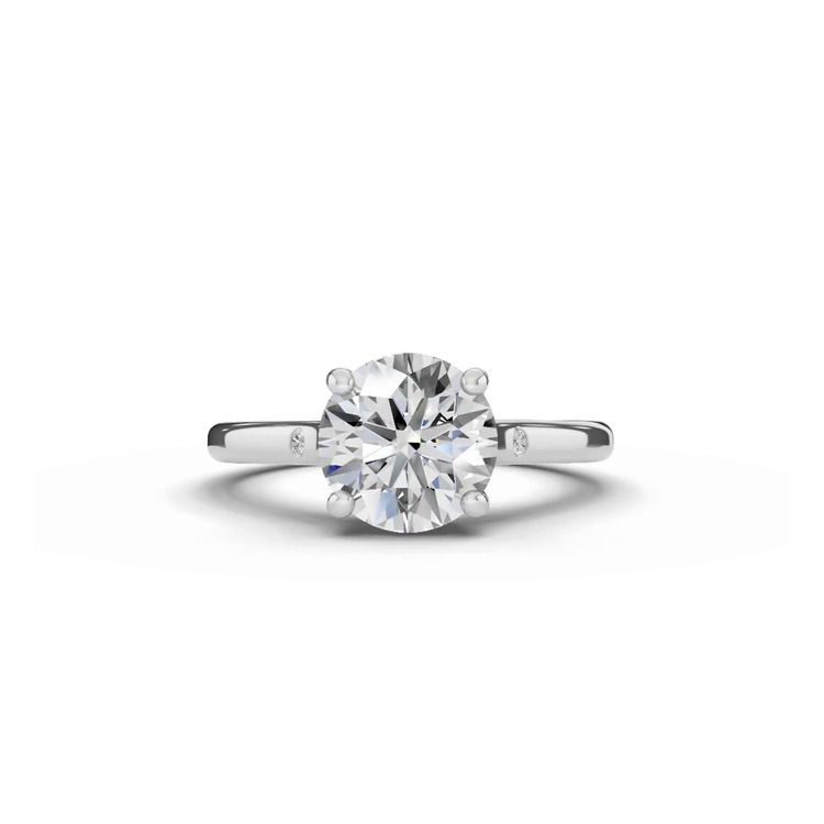 360 degree view of Tradition Trellis Diamond Accent Engagement Ring (1.8mm)