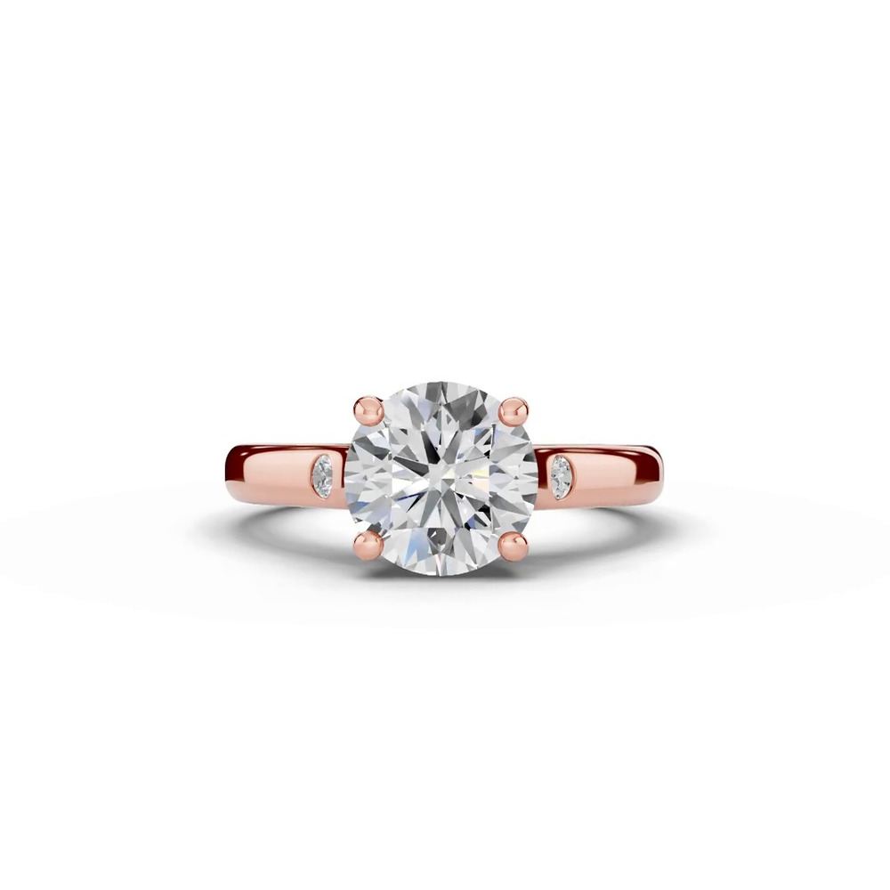 360 degree view of Tradition Trellis Diamond Accent Engagement Ring (2.5mm)