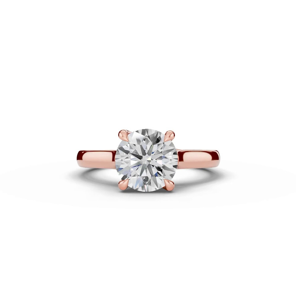 360 degree view of Tradition Euroshank Trellis Solitaire Engagement Ring