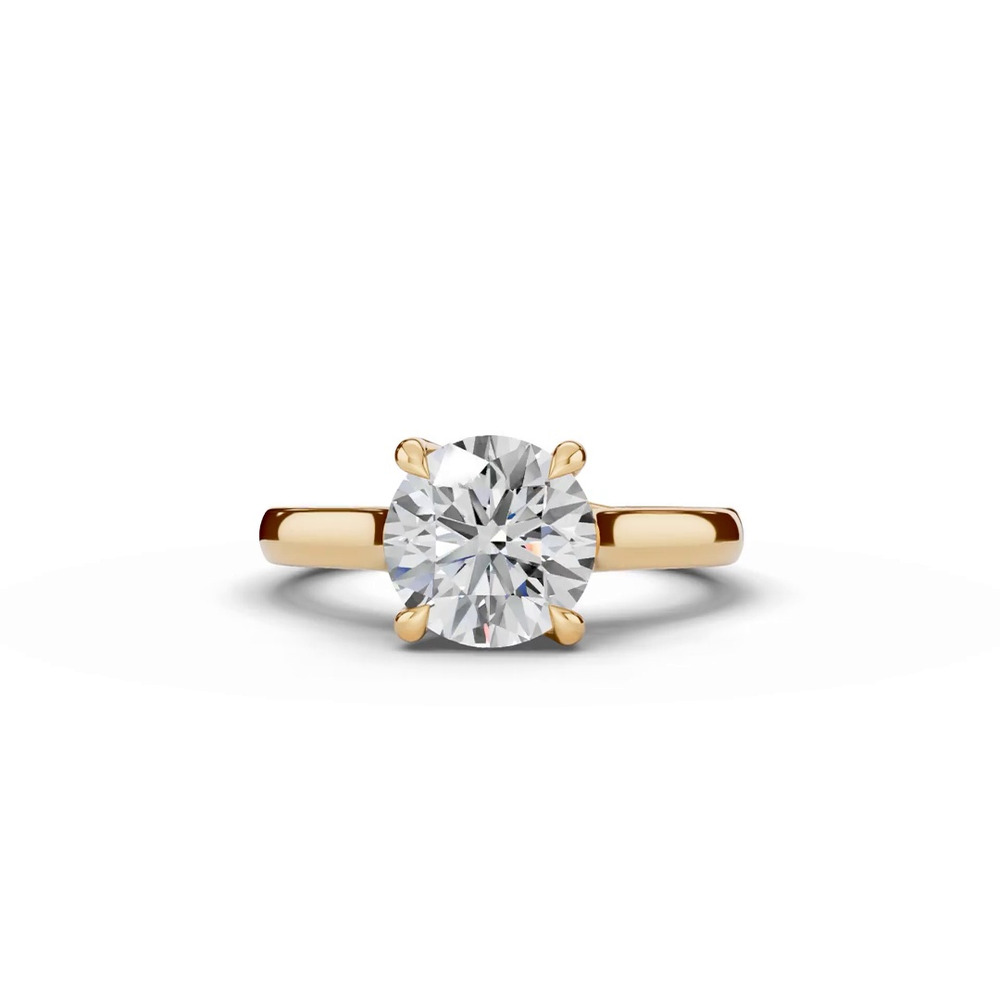 360 degree view of Tradition Euroshank Trellis Solitaire Engagement Ring