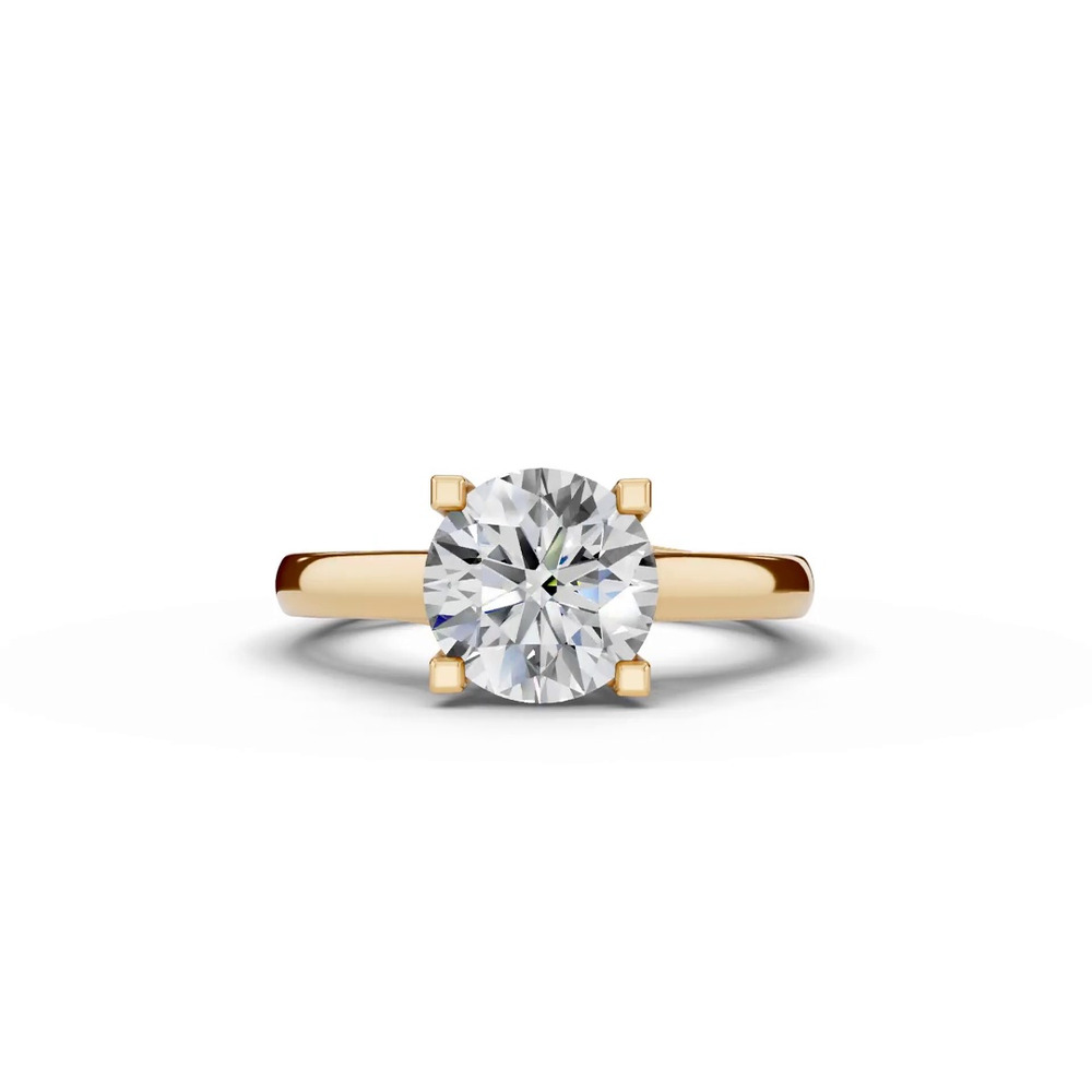 360 degree view of Forma Euroshank Solitaire Engagement Ring