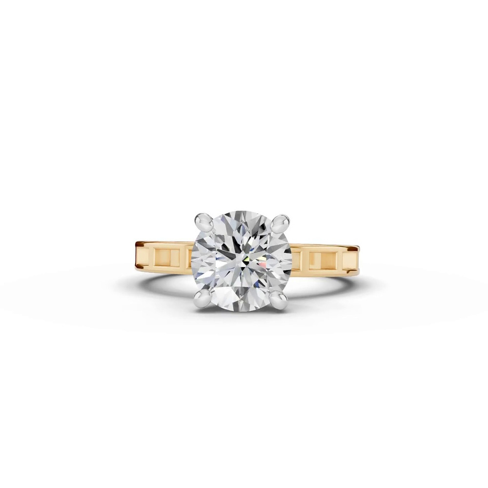 360 degree view of Forma Frame Solitaire Engagement Ring