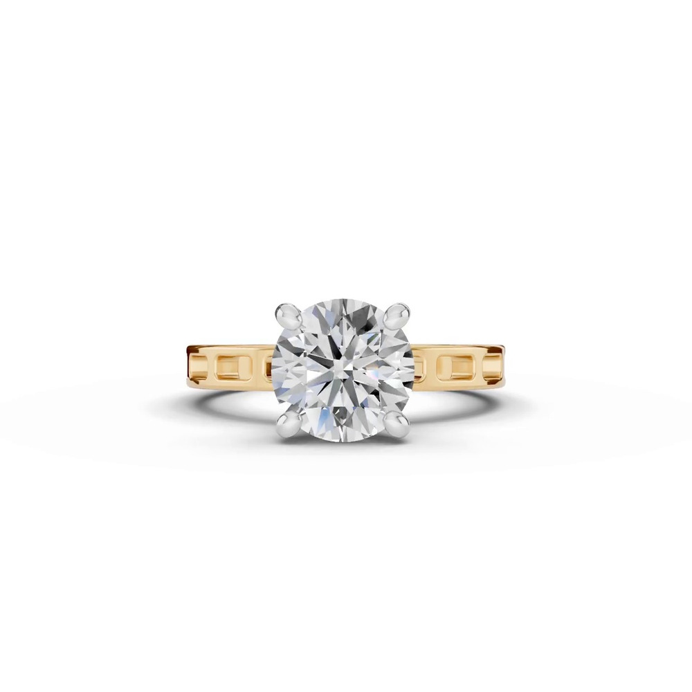 360 degree view of Forma Flow Solitaire Engagement Ring