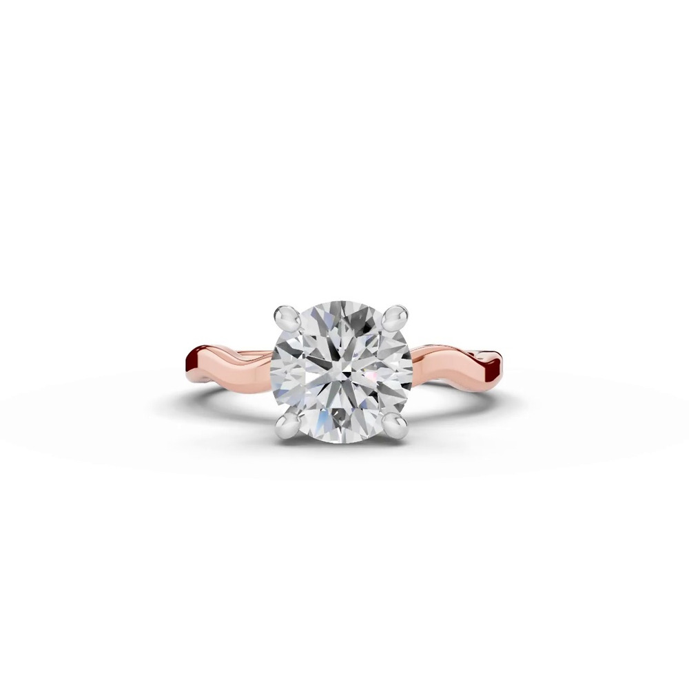360 degree view of Ribbon Solitaire Engagement Ring
