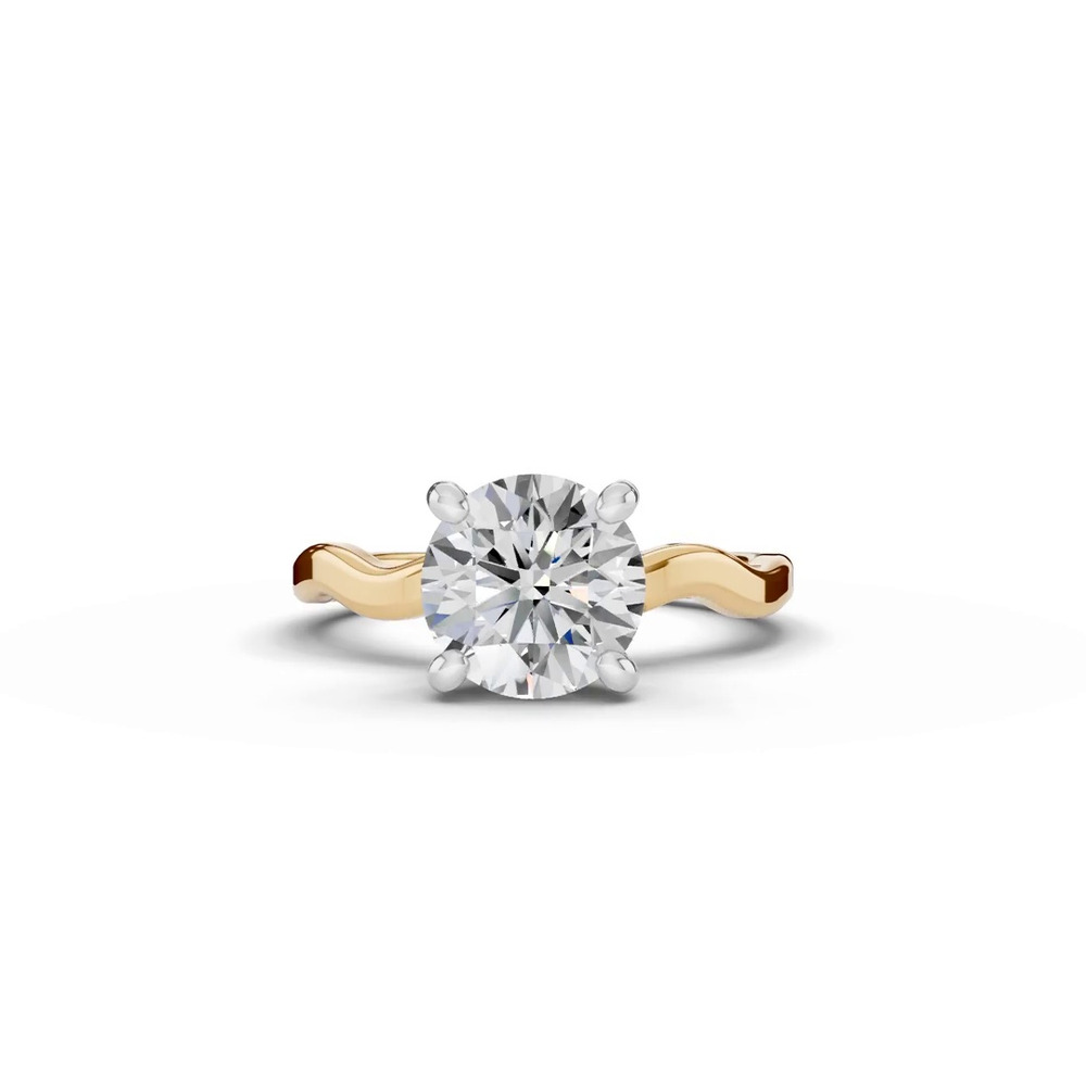 360 degree view of Ribbon Solitaire Engagement Ring
