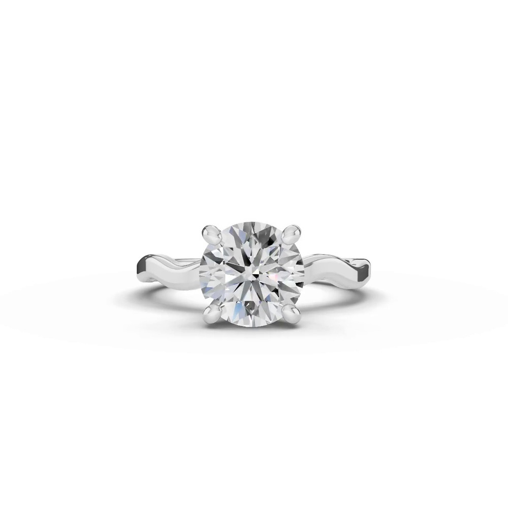 360 degree view of Ribbon Solitaire Engagement Ring