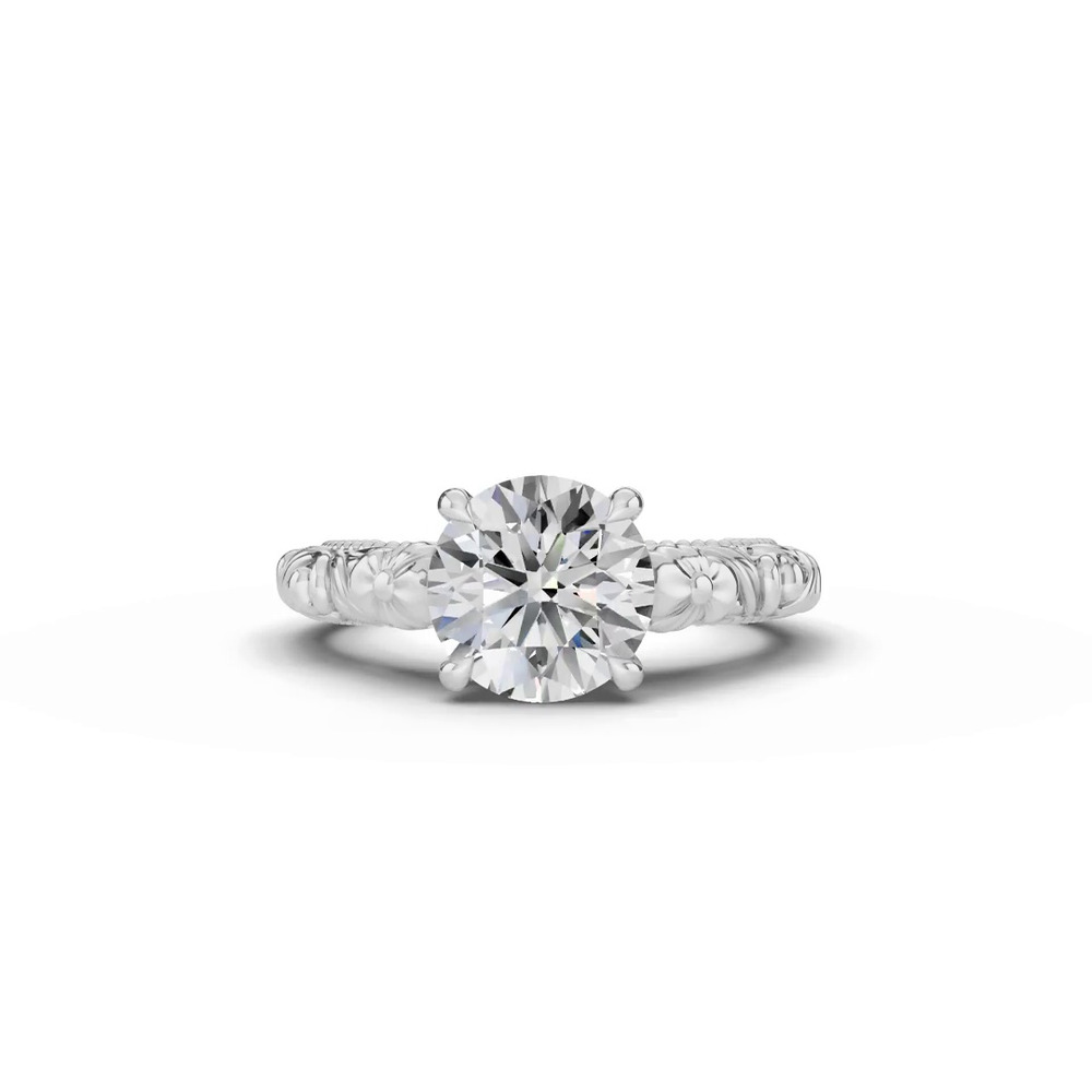 360 degree view of Verdess Nature-Inspired Solitaire Engagement Ring