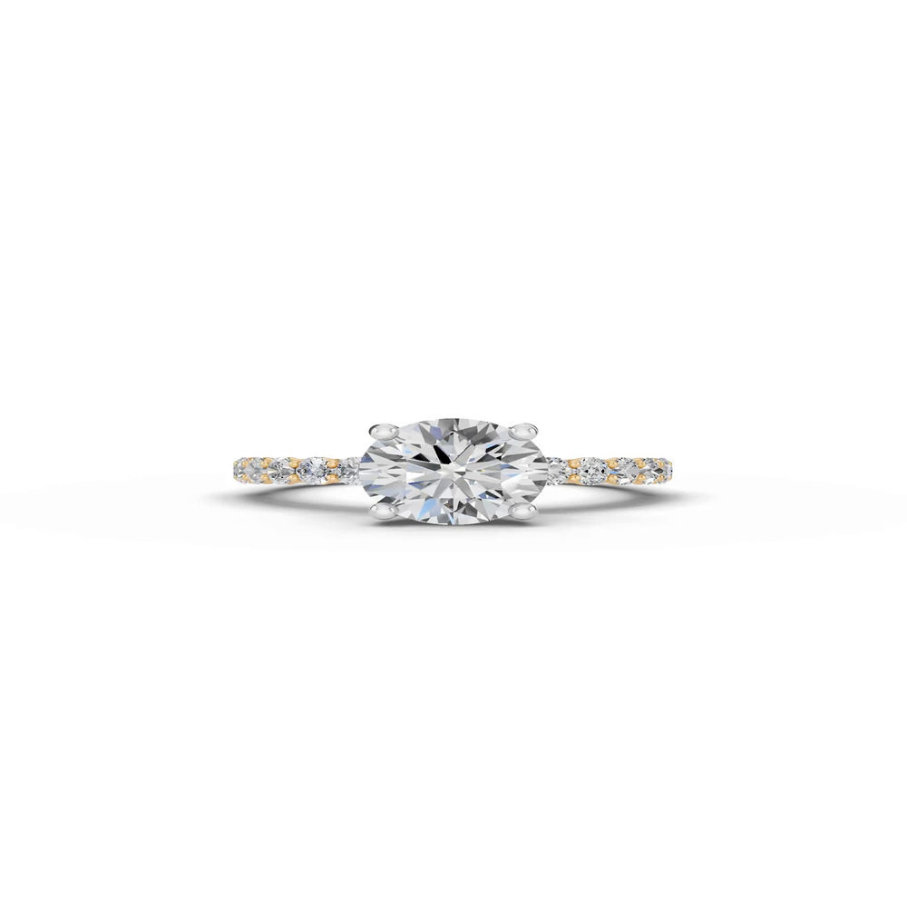 360 degree view of Sculpted Heart Diamond Engagement Ring (.50 ct. tw.)