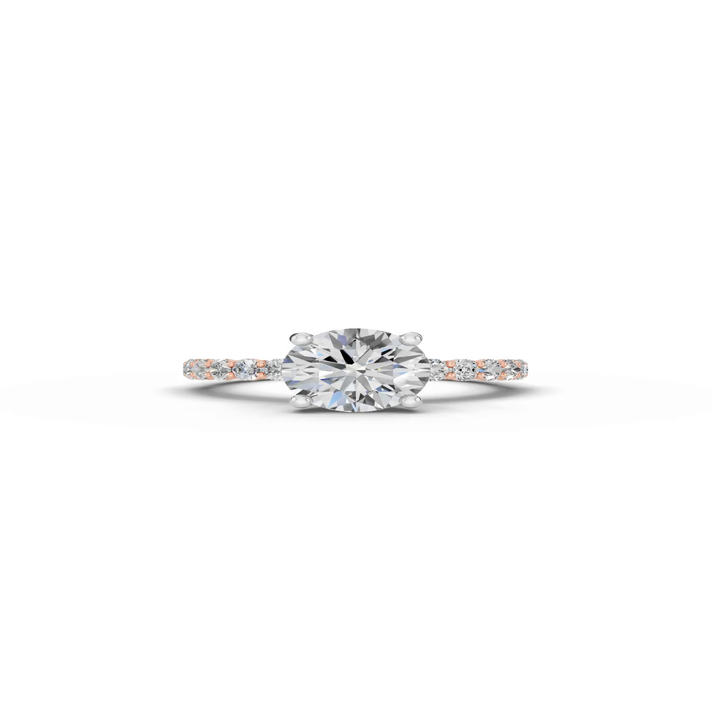 360 degree view of Sculpted Heart Diamond Engagement Ring (.50 ct. tw.)