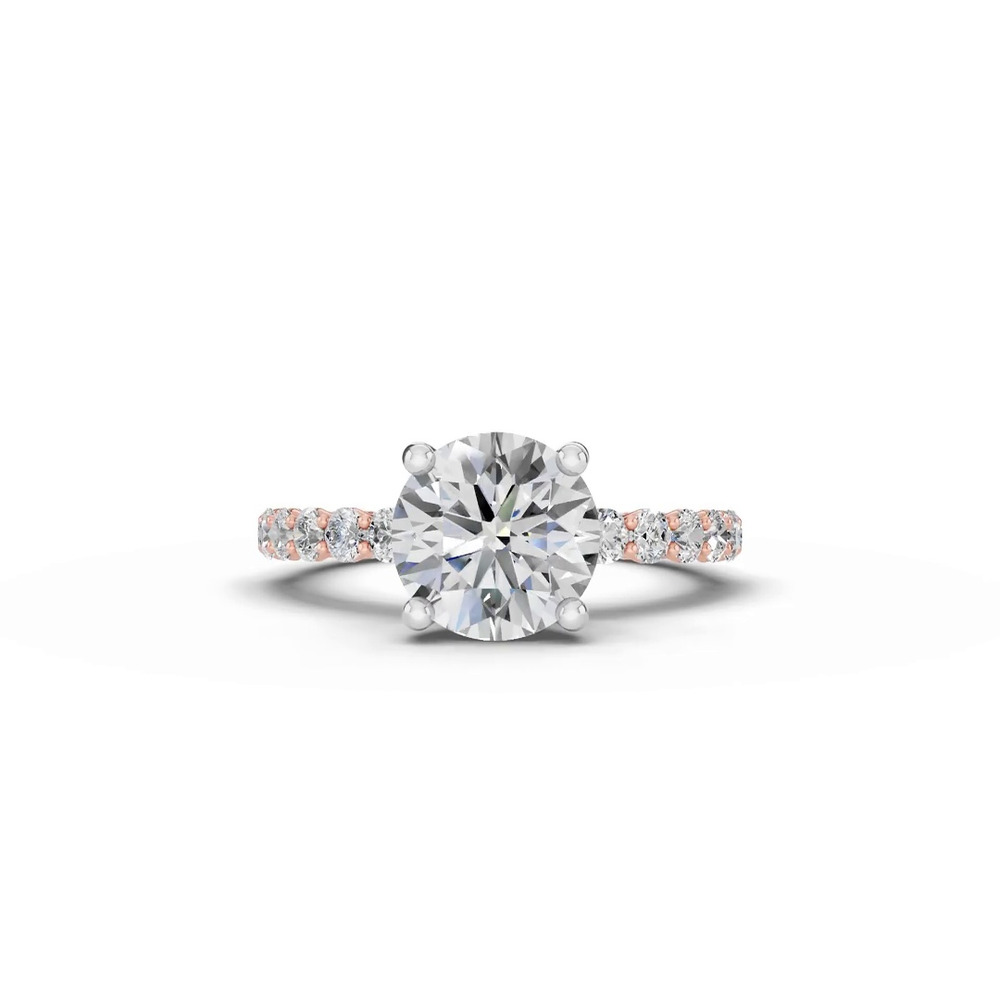 360 degree view of Sculpted Heart Diamond Engagement Ring (.50 ct. tw.)