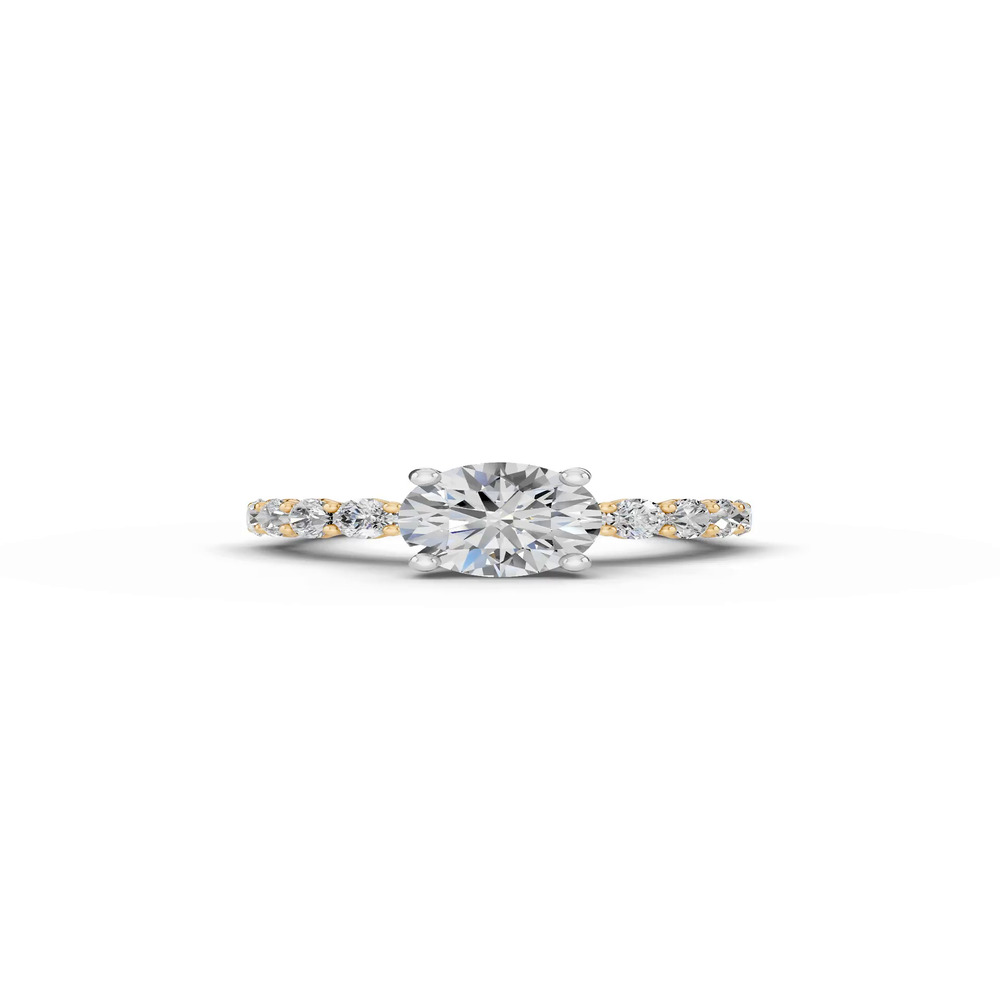 360 degree view of Sculpted Heart Diamond Engagement Ring (.90 ct. tw.)