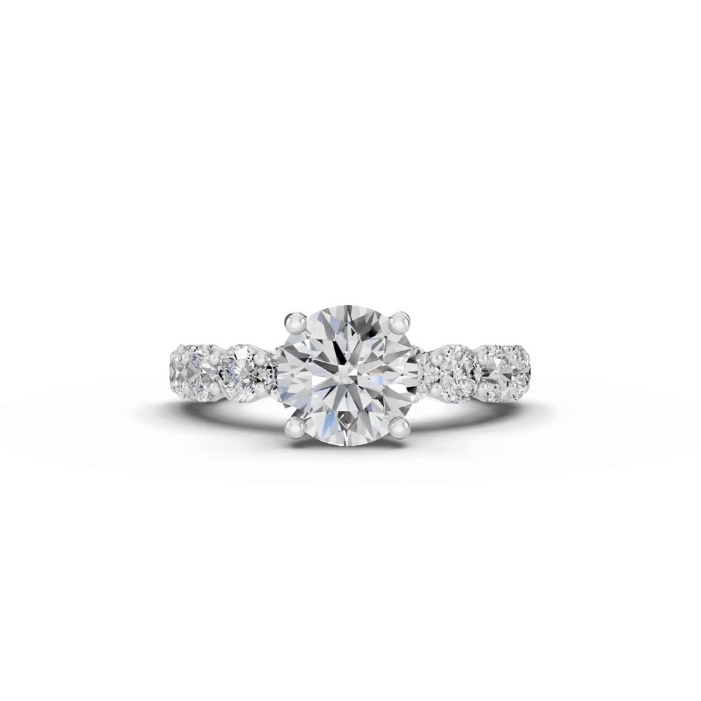 360 degree view of Sculpted Heart Diamond Engagement Ring (1.50 ct. tw.)