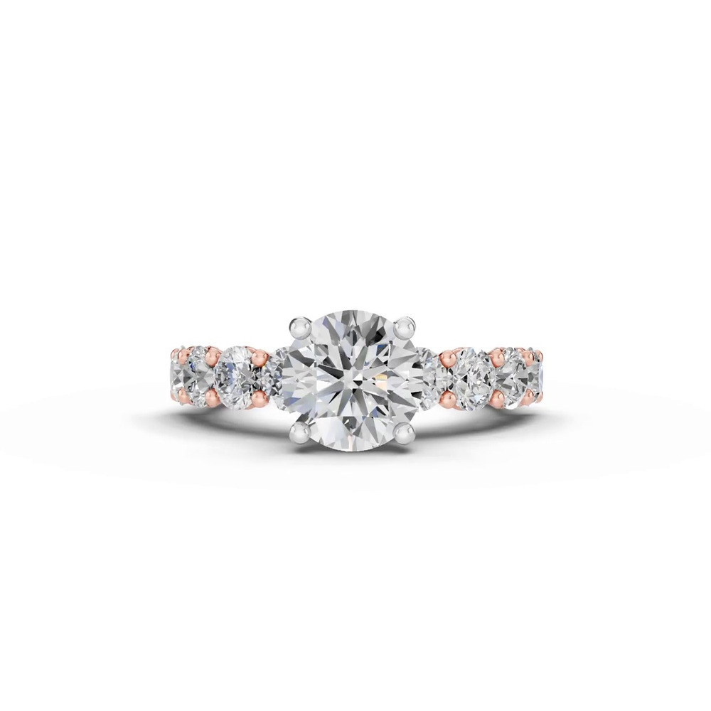 360 degree view of Sculpted Heart Diamond Engagement Ring (1.75 ct. tw.)