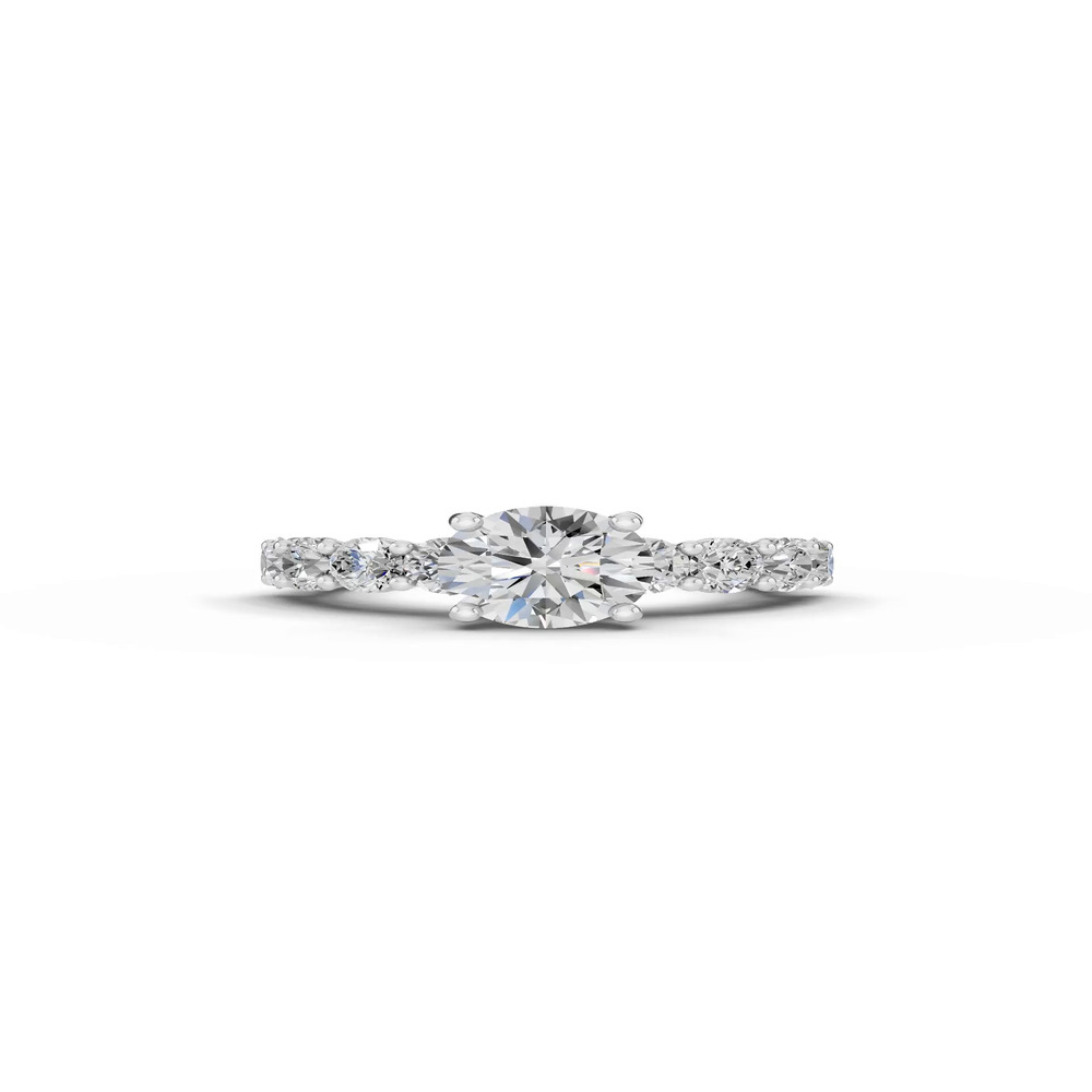 360 degree view of Sculpted Heart Diamond Engagement Ring (1.75 ct. tw.)