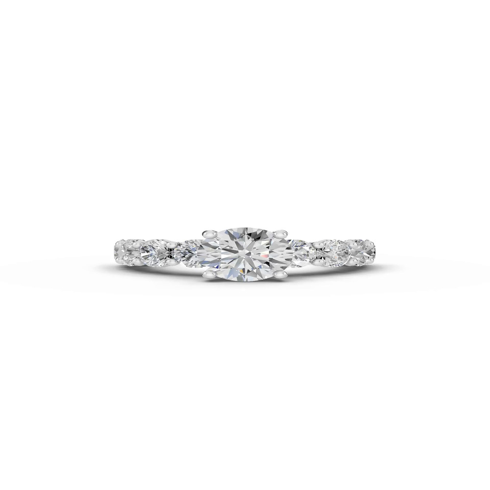 360 degree view of Sculpted Heart Diamond Engagement Ring (2.40 ct. tw.)