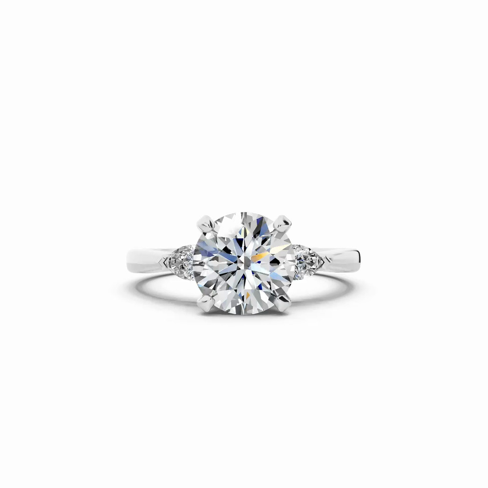 360 degree view of Madison Three-Stone Pear Engagement Ring (.25 ct. tw.)