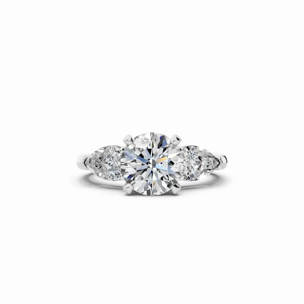 360 degree view of Madison Three-Stone Pear Engagement Ring (1.00 ct. tw.)