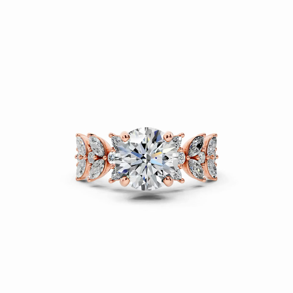 360 degree view of Wings of Love Diamond Engagement Ring