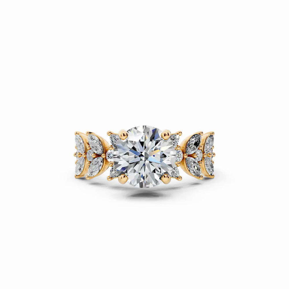 360 degree view of Wings of Love Diamond Engagement Ring