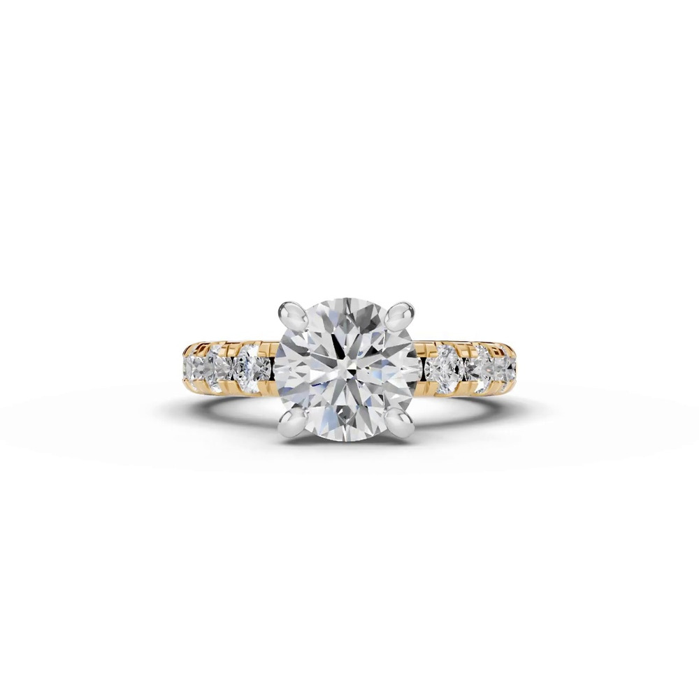 360 degree view of Tradition Pavé Engagement Ring (.90ct tw.)