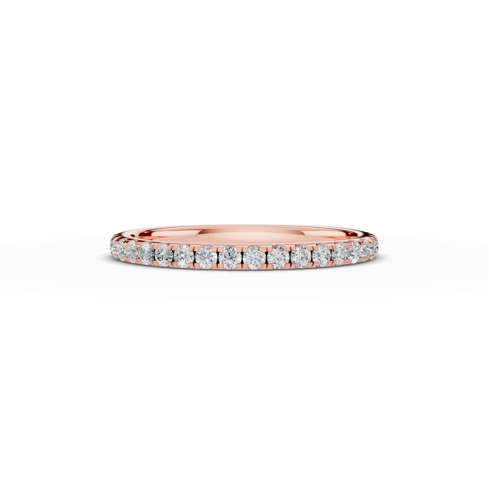 360 degree view of Signature Pavé Euroshank Band (¼ ct. tw.)