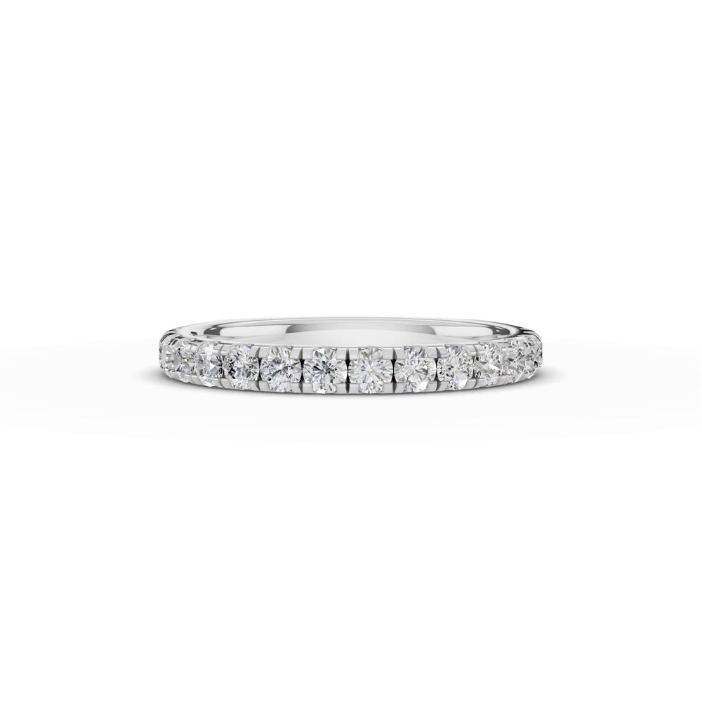 360 degree view of Tradition Pavé Euroshank Band (½ ct. tw.)