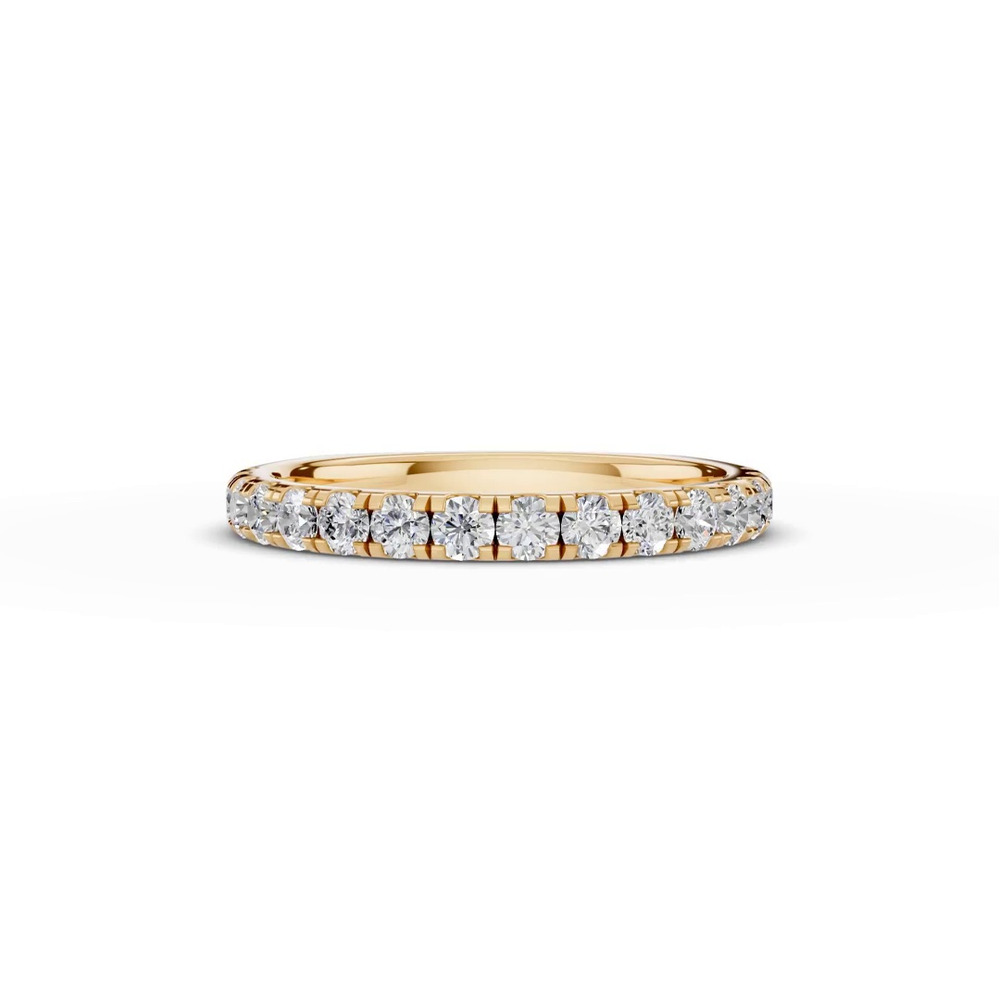 360 degree view of Tradition Pavé Euroshank Band (½ ct. tw.)
