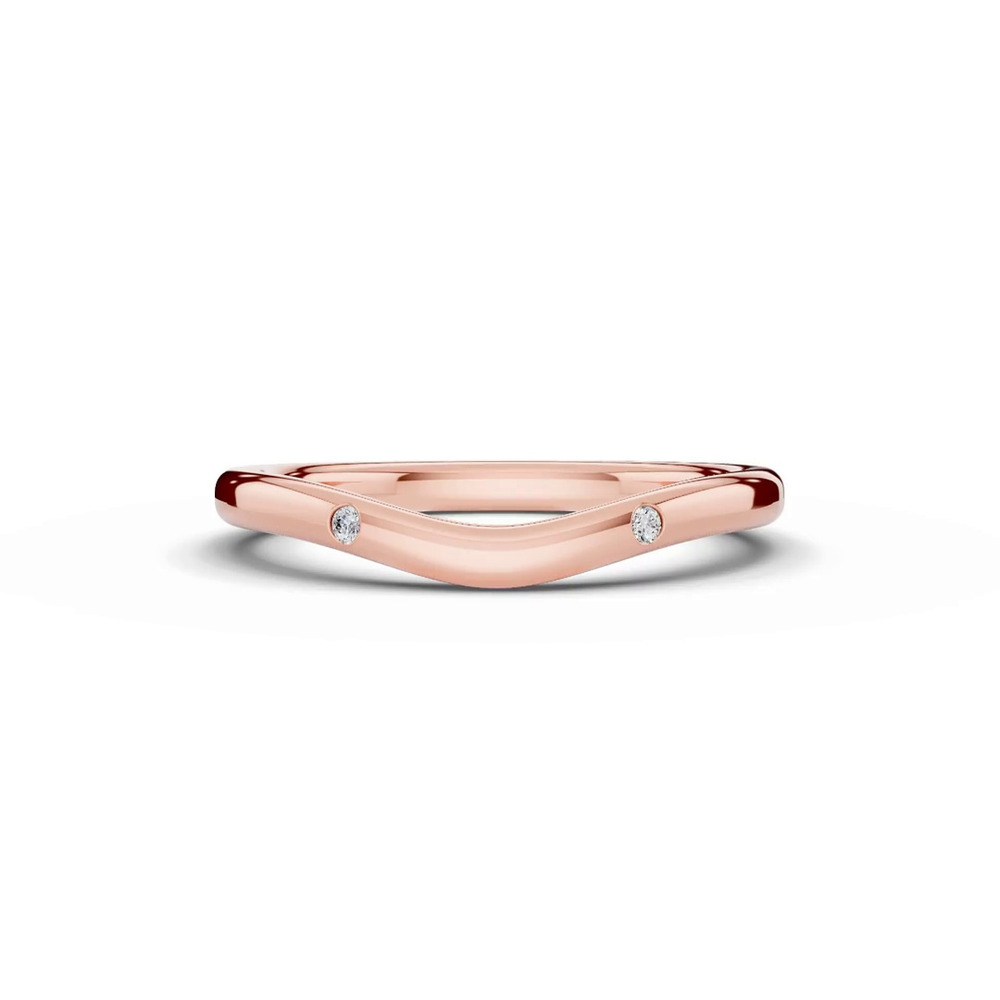 360 degree view of Tradition Contour Diamond Accent Band (1.8mm)
