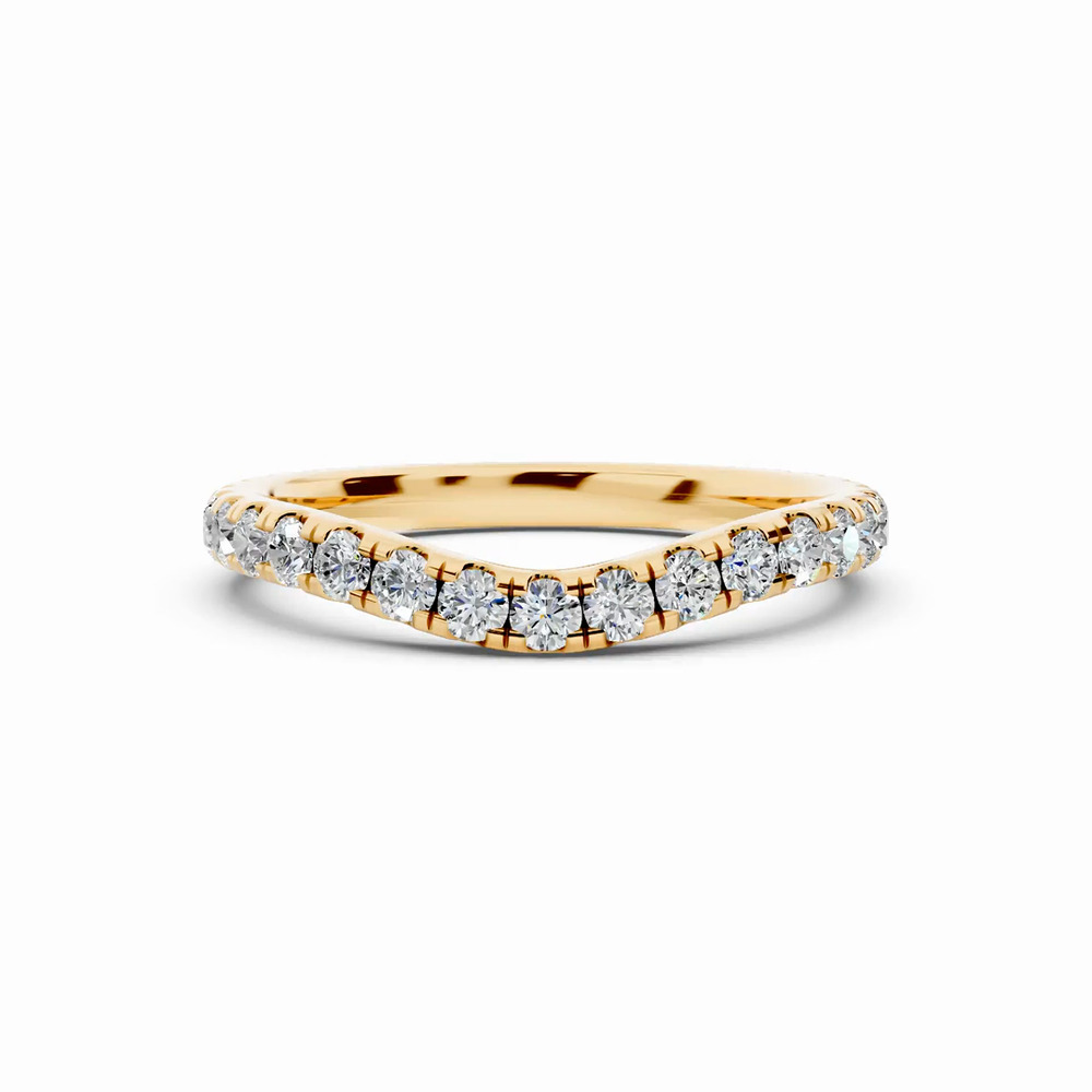 360 degree view of Capri Contour Diamond Band (0.60 ct. tw.)