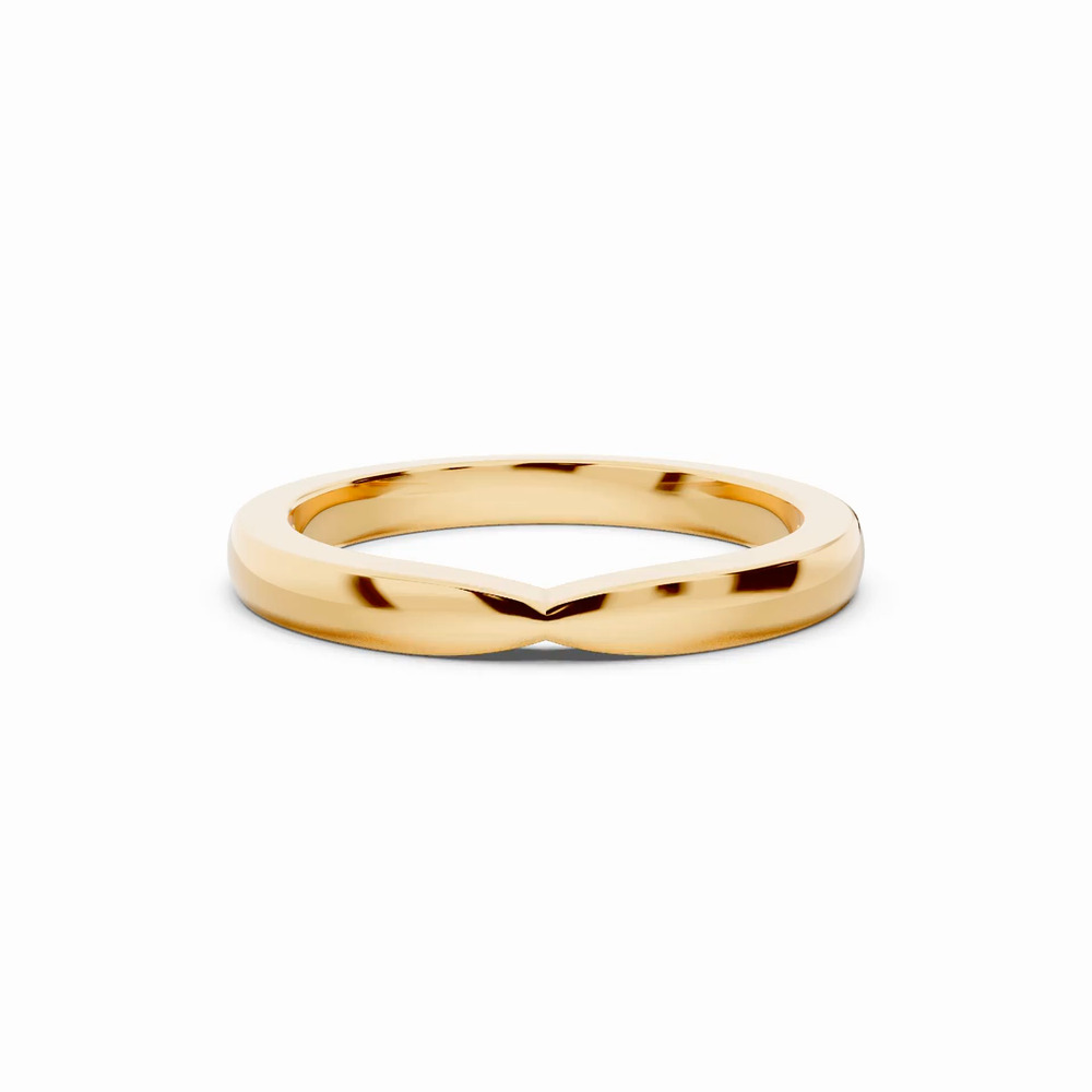 360 degree view of Alden Pinched Wedding Band (2.2mm)