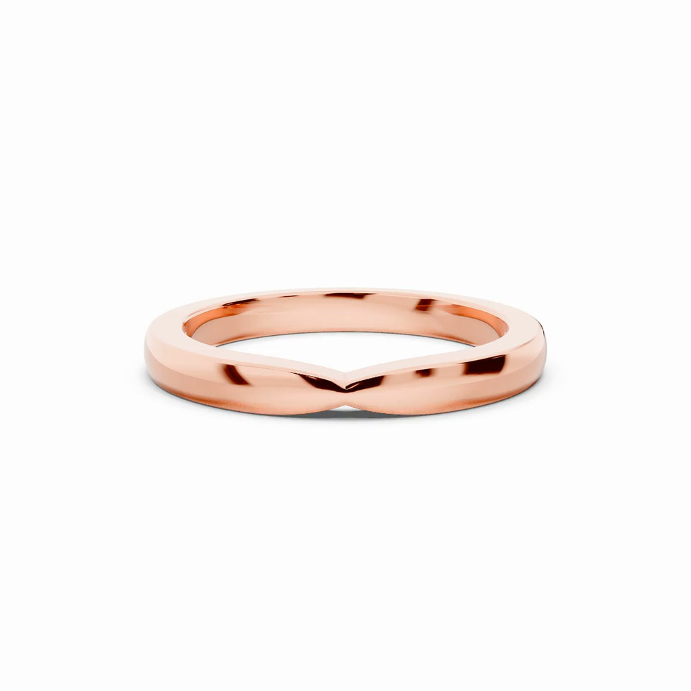 360 degree view of Alden Pinched Wedding Band (2.2mm)