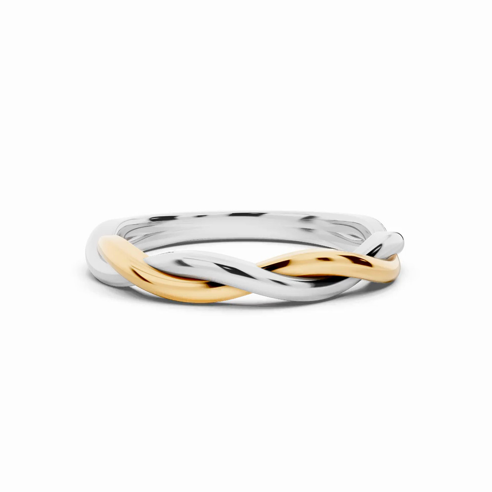 360 degree view of Avella Two-Tone Twist Band