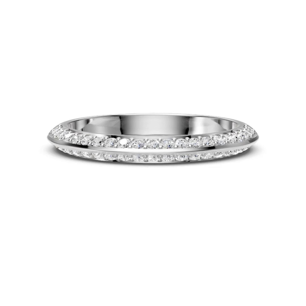 360 degree view of Signature Hearts & Arrows Knife-Edge Band