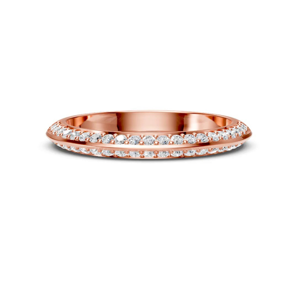 360 degree view of Signature Hearts & Arrows Knife-Edge Band