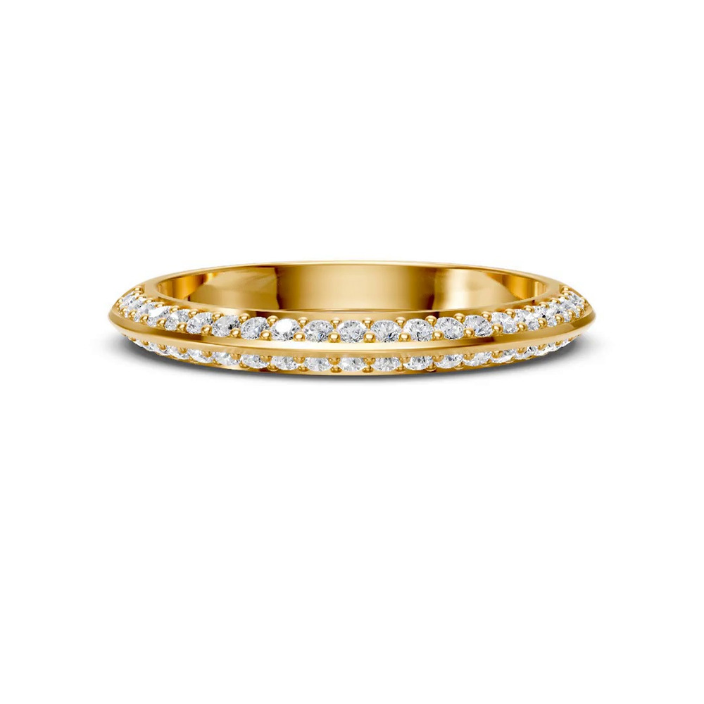 360 degree view of Signature Hearts & Arrows Knife-Edge Band