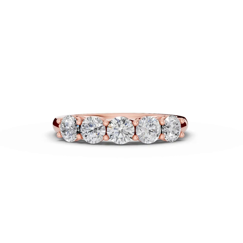 360 degree view of Tradition Five-Stone Diamond Band (1.00 ct. tw.)