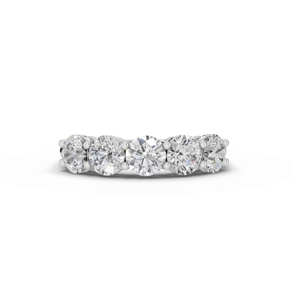 360 degree view of Signature Hearts & Arrows Five-Stone Diamond Band (2.00 ct. tw.)